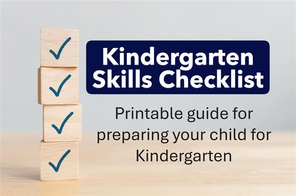 Checklist for students coming into Kindergarten